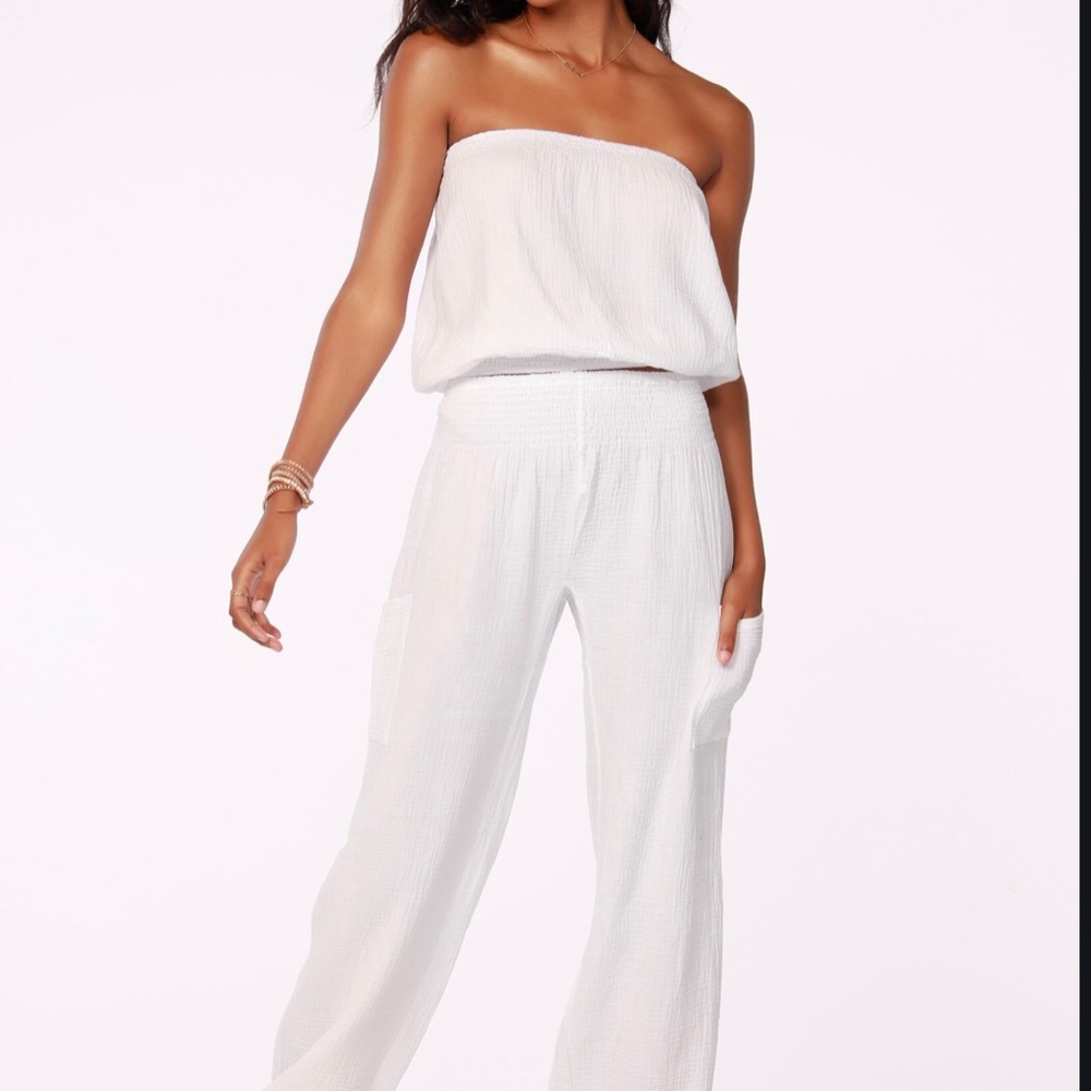 Bobi beach gauze tube top size small